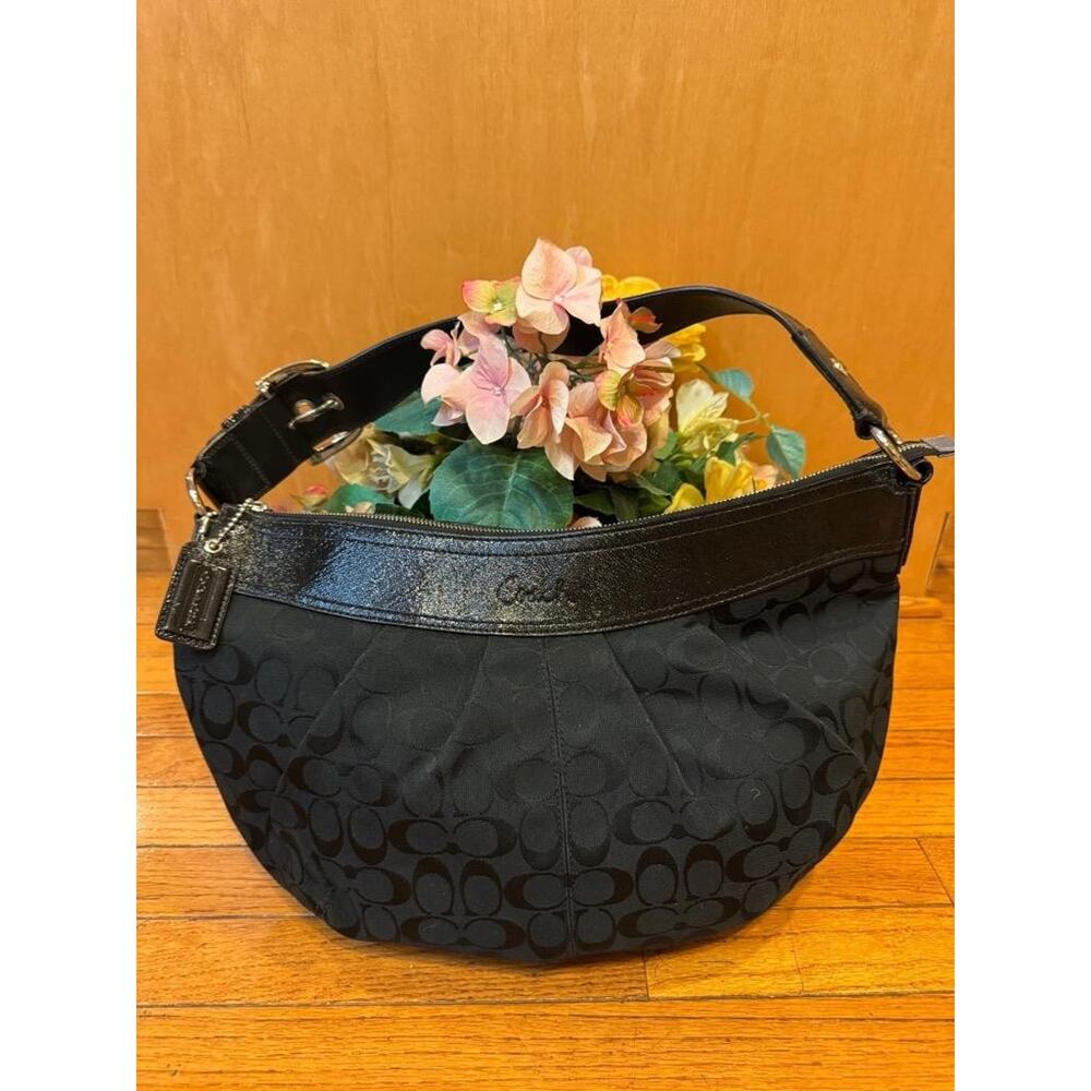 Coach Large F13741 Vintage Y2K SoHo Hobo Shoulder Black (pu100